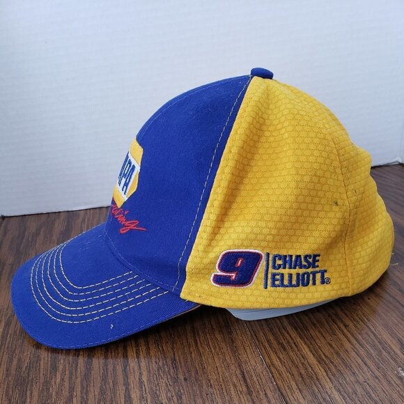 Chase Elliott NAPA Racing Hat Blue Yellow Limited Edition Signature # 9 - Picture 2 of 7